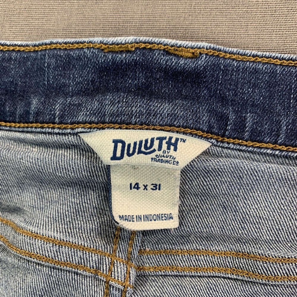 Duluth Trading Co Jeans Women 36x30 Fit Blue Mid Rise Bootcut Stretch Denim - Picture 6 of 16